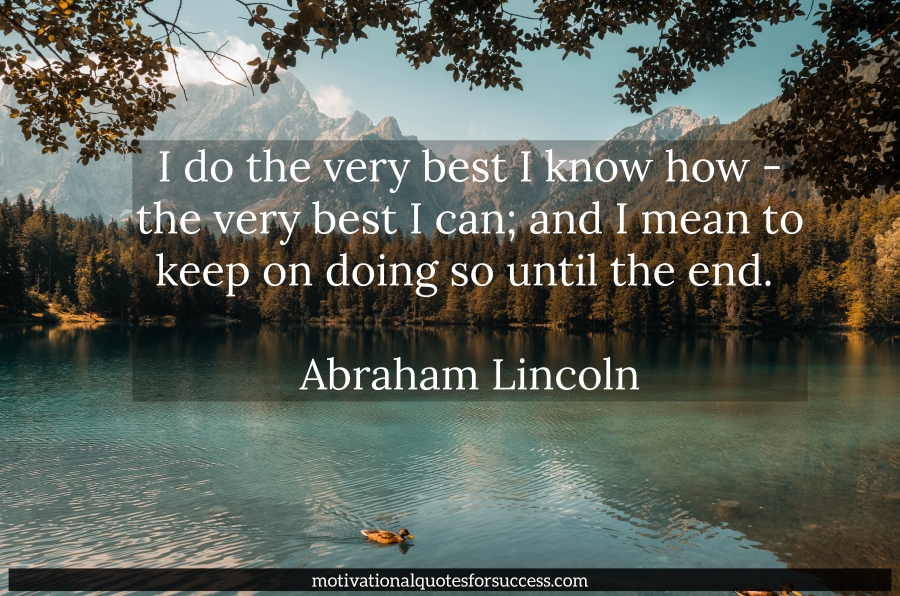 Inspiring Quotes of Abraham Lincoln